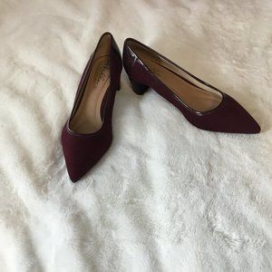COPY - Burgundy suede pumps